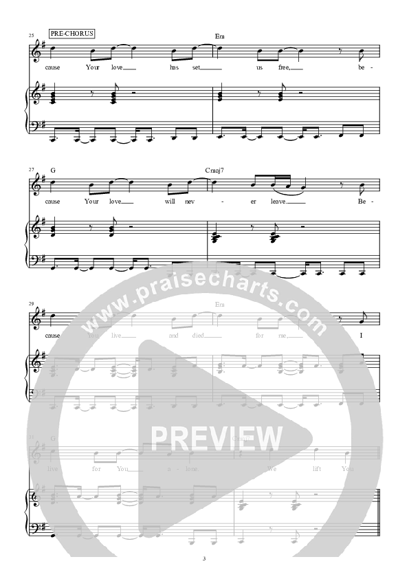 Lift You Higher Lead Sheet (Hillsong Worship)