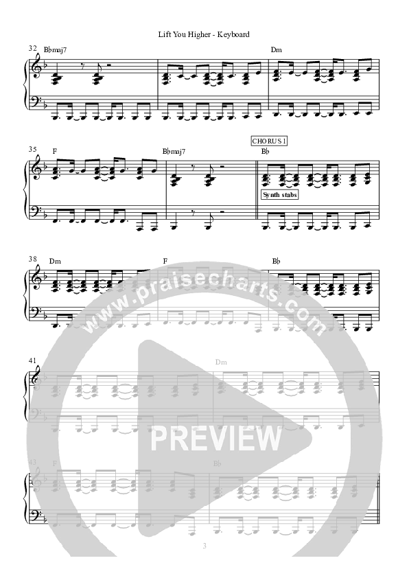 Lift You Higher Synth (Hillsong Worship)