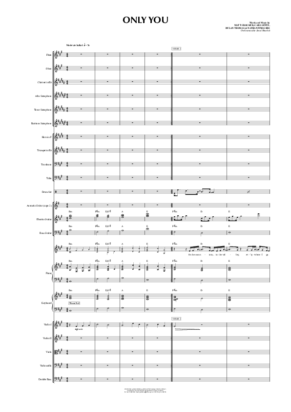 Only You Orchestration (Hillsong Worship)