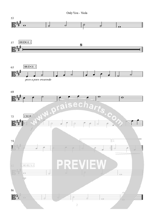 Only You Viola (Hillsong Worship)