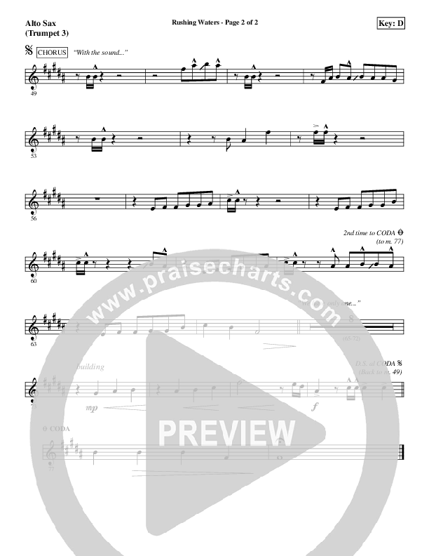 Rushing Waters Alto Sax (Aaron Shust)