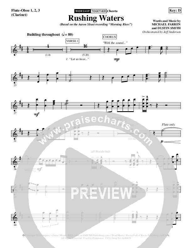 Rushing Waters Flute/Oboe (Aaron Shust)