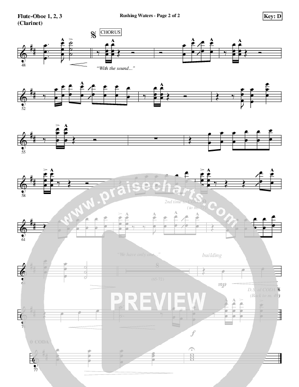 Rushing Waters Flute/Oboe (Aaron Shust)