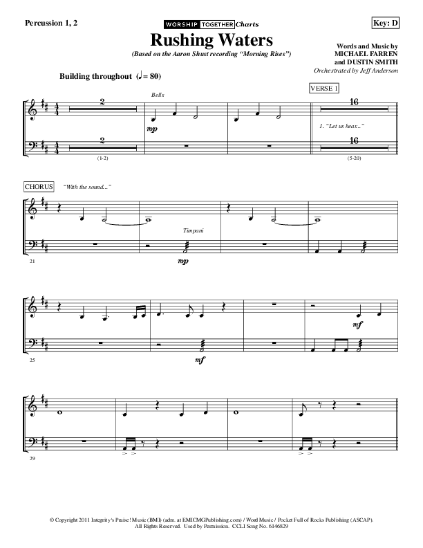 Rushing Waters Percussion (Aaron Shust)