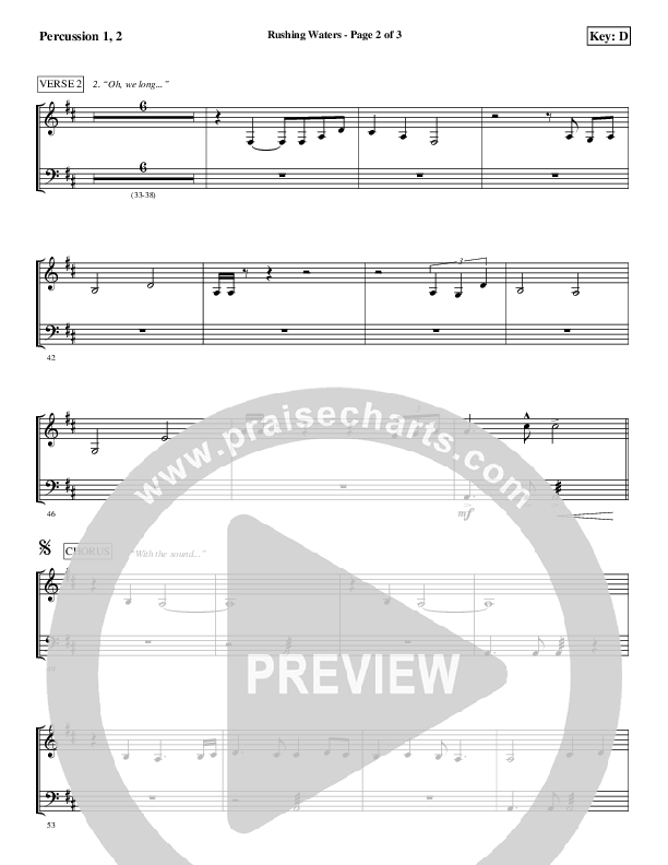 Rushing Waters Percussion (Aaron Shust)