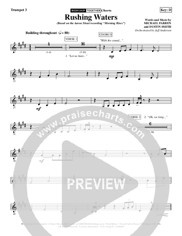 Rushing Waters Trumpet 3 (Aaron Shust)