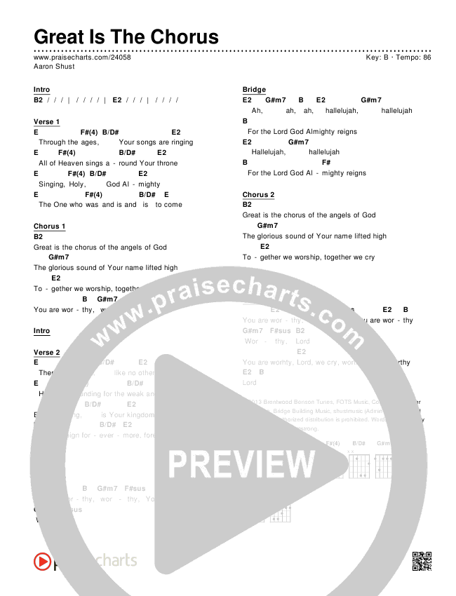 Chorus Charts