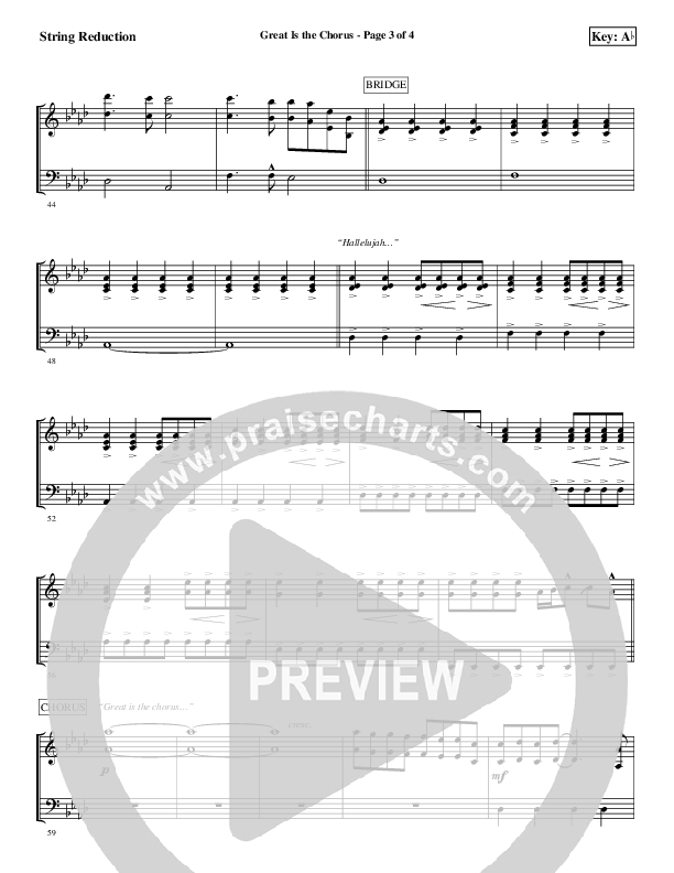 Great Is The Chorus Synth Strings (Aaron Shust)