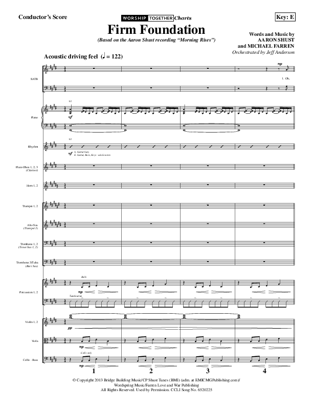 Firm Foundation Orchestration (Aaron Shust)