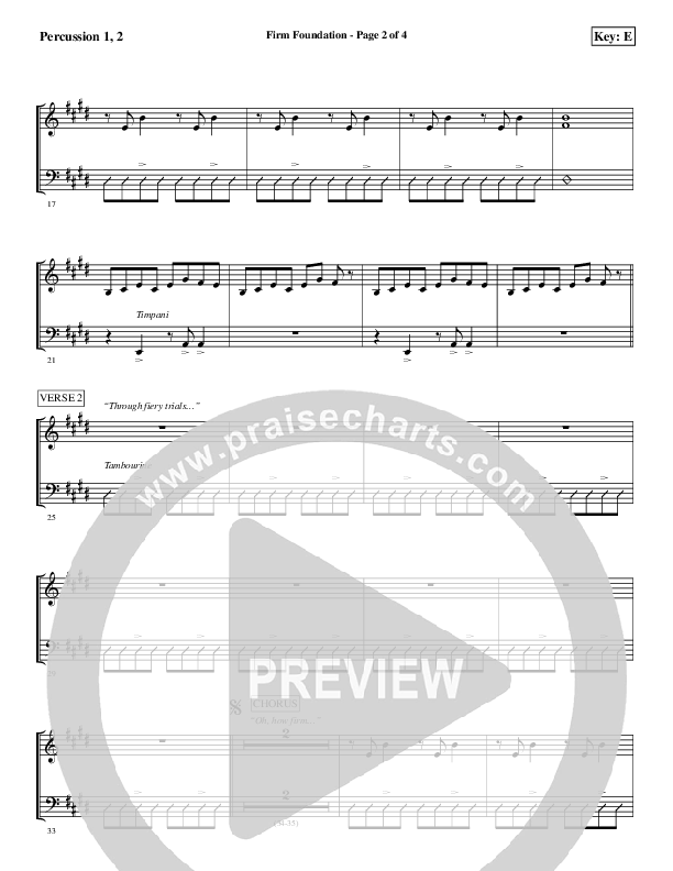 Firm Foundation Percussion (Aaron Shust)