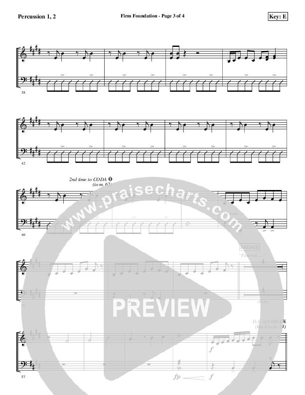 Firm Foundation Percussion (Aaron Shust)