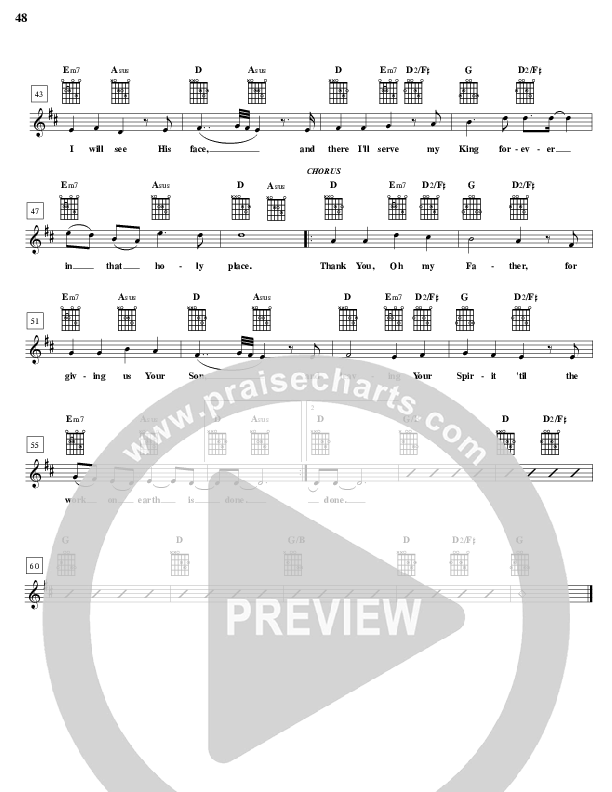 There Is A Redeemer Lead Sheet (Kathryn Scott)