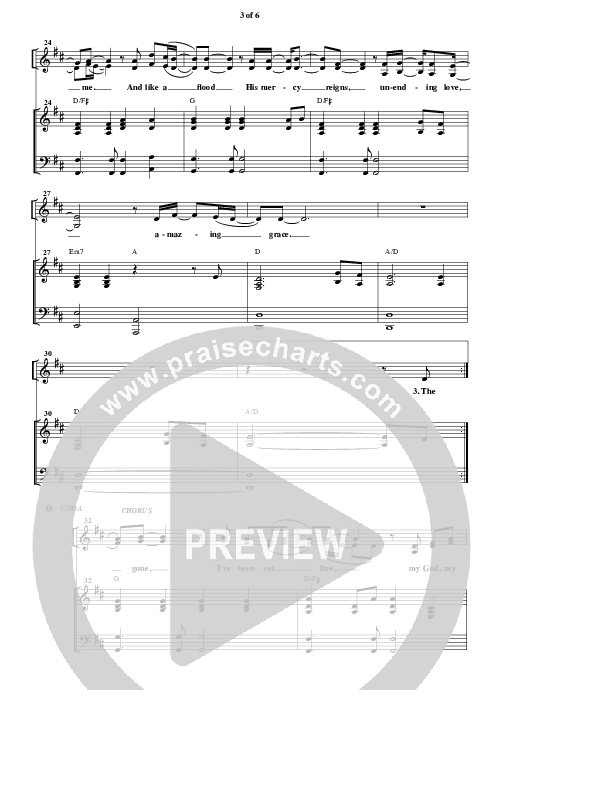 Amazing Grace (My Chains Are Gone) Piano/Vocal (Candi Pearson Shelton)