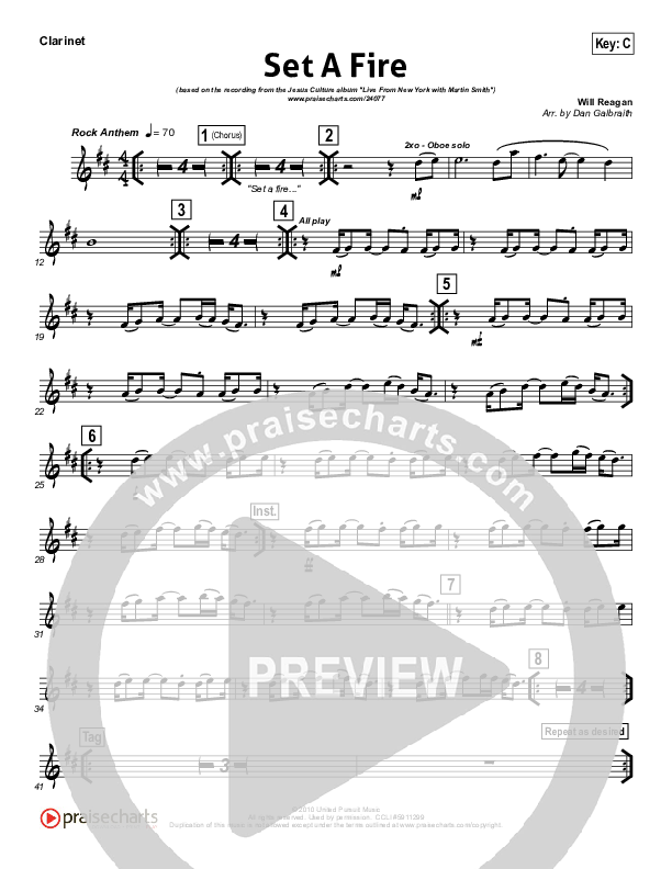 Set A Fire Wind Pack (Martin Smith / Jesus Culture)