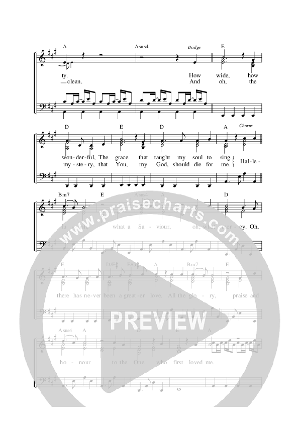 Oh What A Love Piano/Vocal (Graham Kendrick / Stuart Townend)