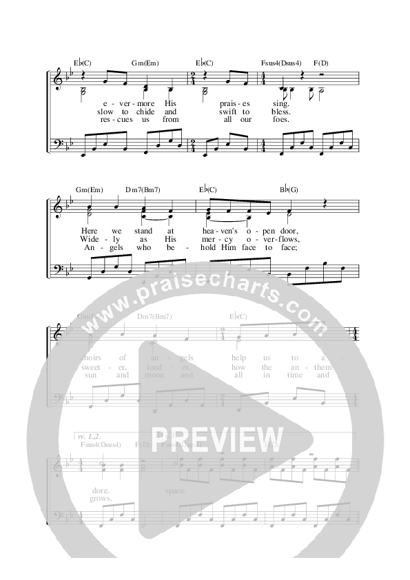 Praise My Soul The King Of Heaven Piano/Vocal (Graham Kendrick / Martin Smith)