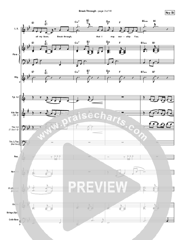 Break Through Conductor's Score (Tommy Walker)