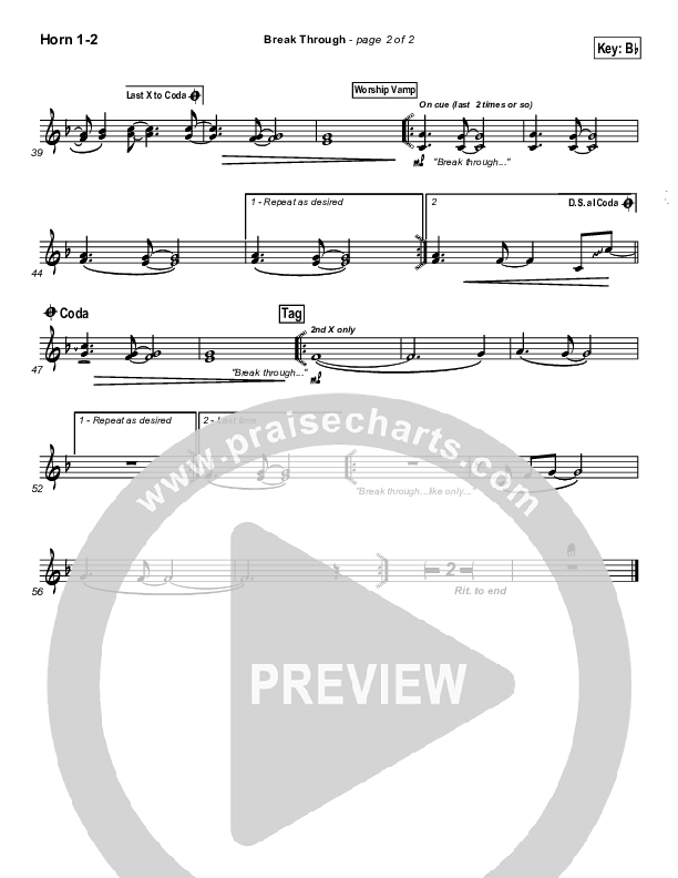 Break Through Brass Pack (Tommy Walker)