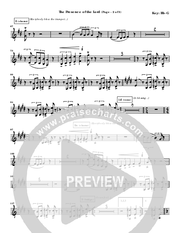 The Presence Of The Lord Is Here Bari Sax (Byron Cage)