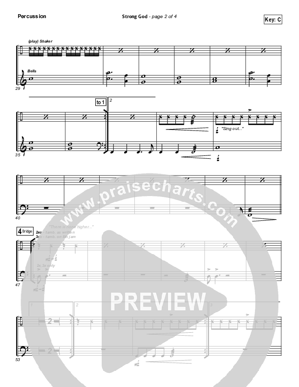 Strong God Percussion (Jon Egan / New Life Worship)