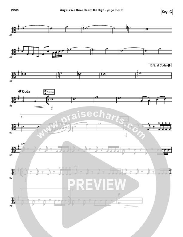 Angels We Have Heard On High Viola (Casey Darnell / North Point Worship)