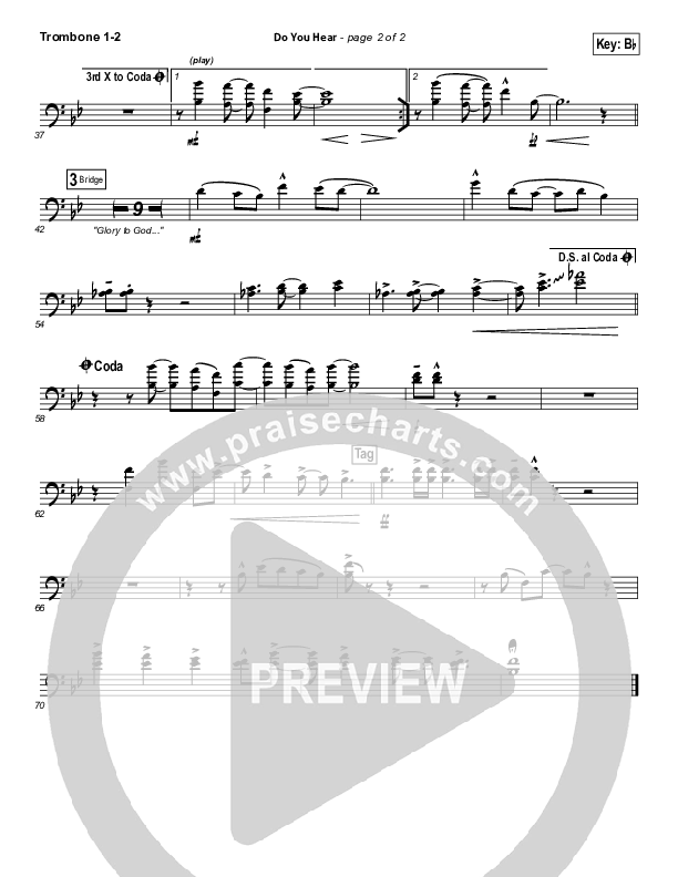 Do You Hear Trombone 1/2 (James Carter / North Point Worship)