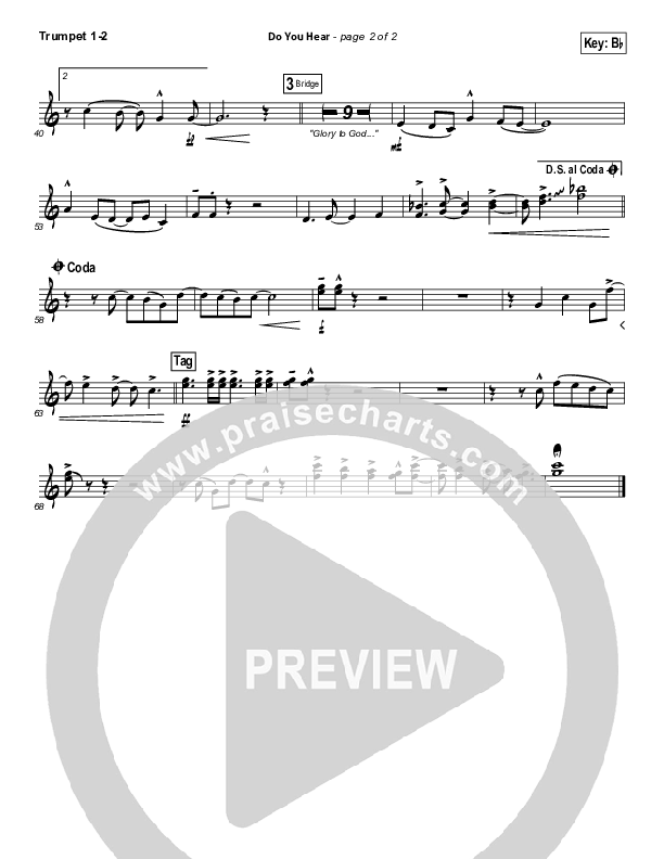 Do You Hear Trumpet 1,2 (James Carter / North Point Worship)