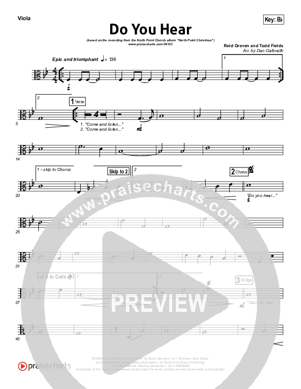 Do You Hear Viola (James Carter / North Point Worship)