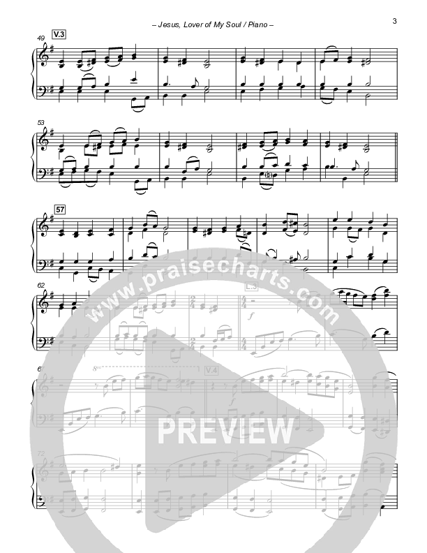 Jesus Lover Of My Soul Piano Sheet (Paul Campbell)