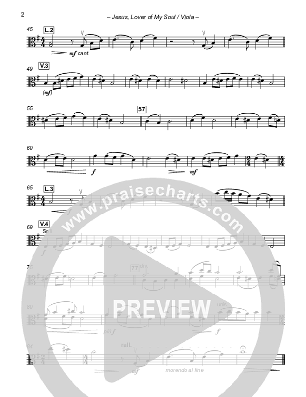 Jesus Lover Of My Soul Viola (Paul Campbell)