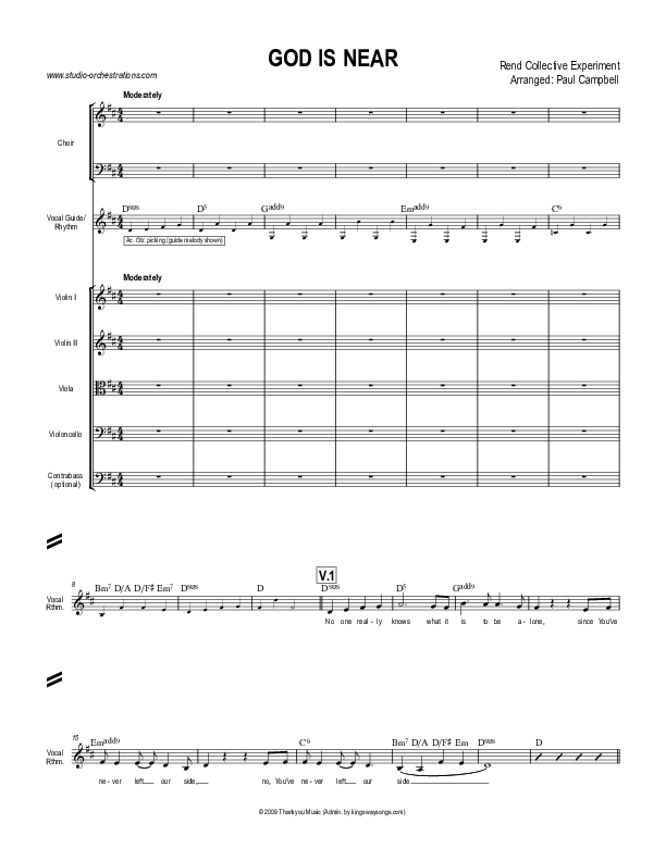 God Is Near Orchestration (Rend Collective)