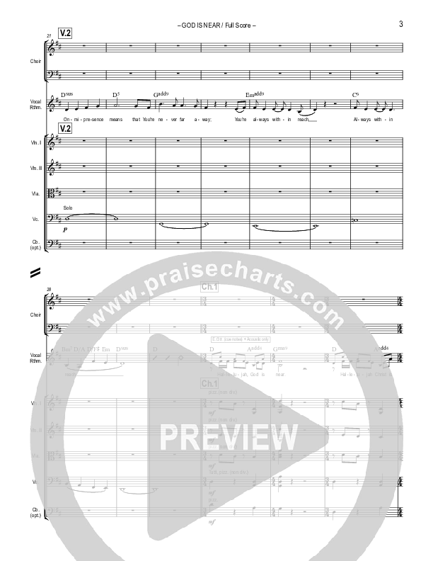 God Is Near Orchestration (Rend Collective)