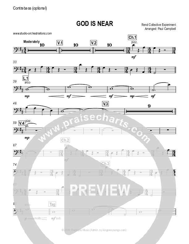 God Is Near Contrabass (Rend Collective)