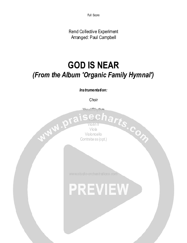 God Is Near Orchestration (Rend Collective)