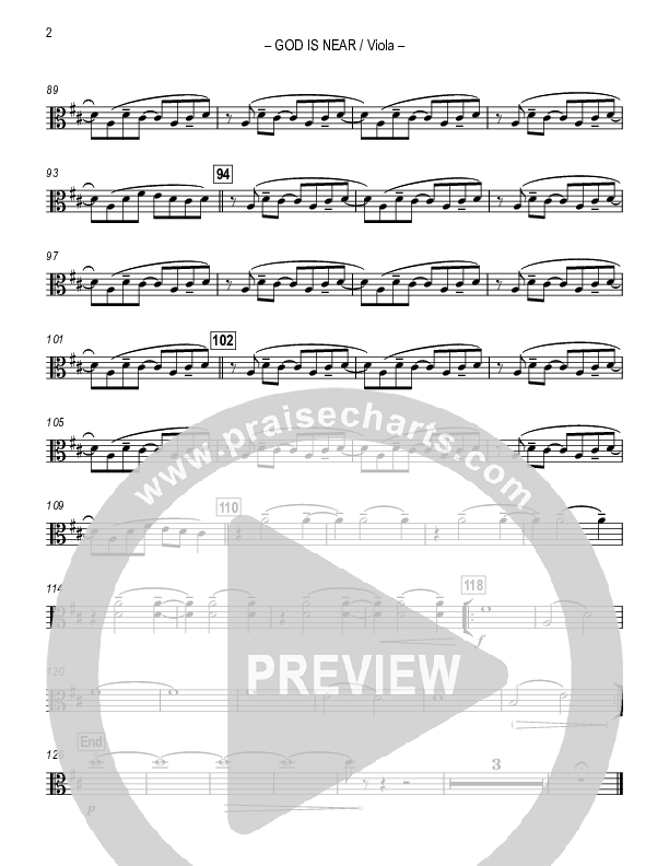 God Is Near Viola (Rend Collective)