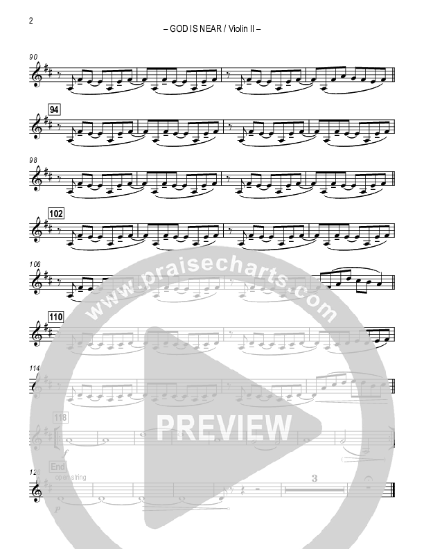 God Is Near Violin 2 (Rend Collective)