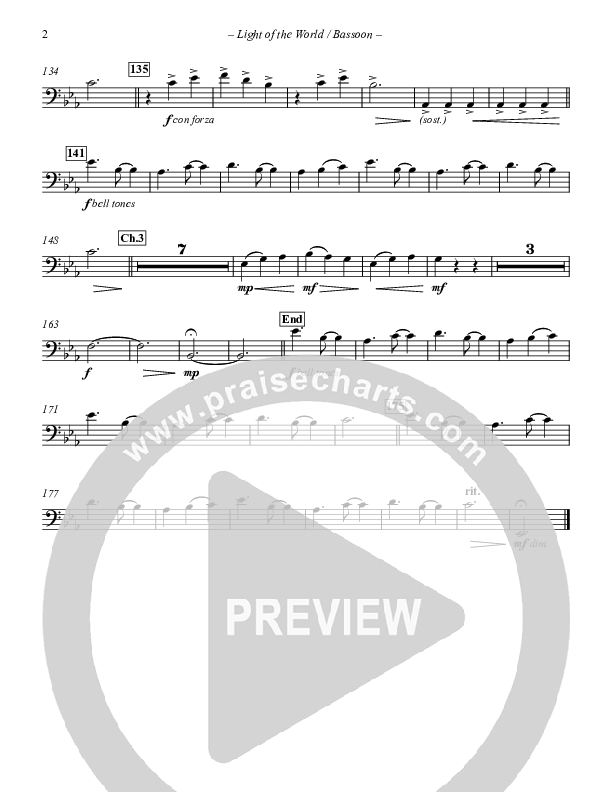 Light Of The World Bassoon (Point Of Grace)