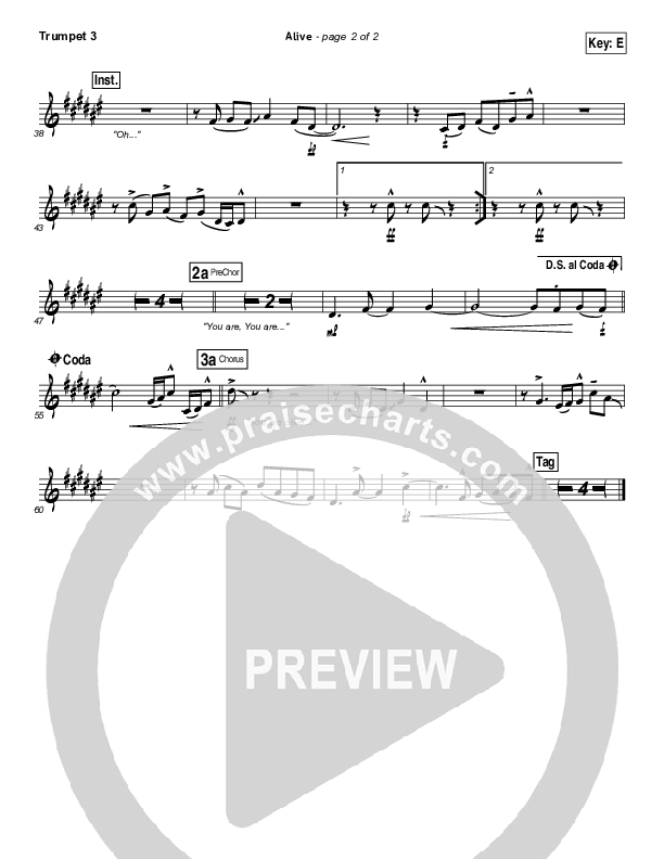 Alive Trumpet 3 (Hillsong Young & Free)