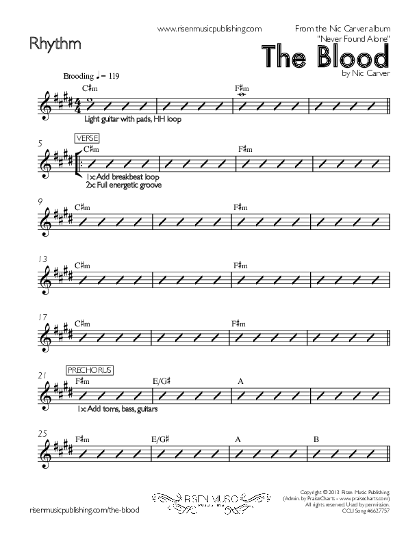 The Blood Rhythm Chart (Nic Carver)