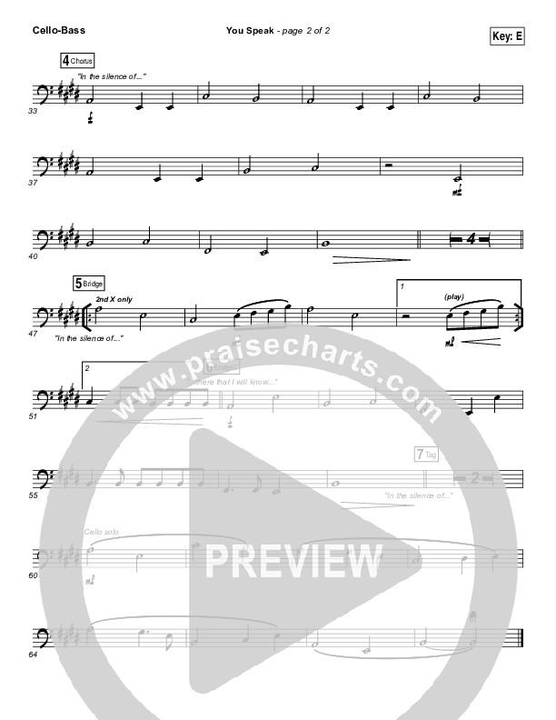 You Speak Cello/Bass (Audrey Assad)