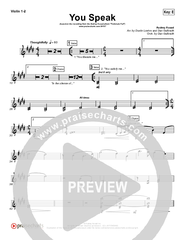 You Speak Violin 1/2 (Audrey Assad)