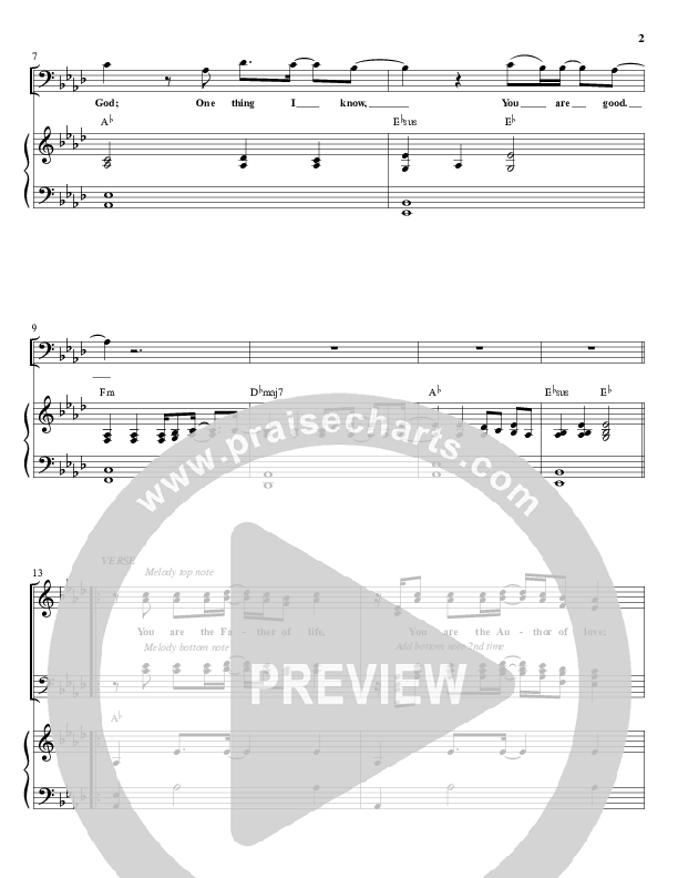 Every Good Gift Piano/Vocal & Lead (Clayton Brooks / ONE: A Worship Collective)