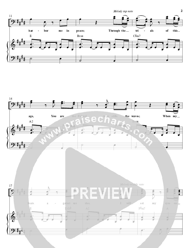 Set My Eyes On You Lead & Piano (Kurtis Parks / ONE: A Worship Collective)