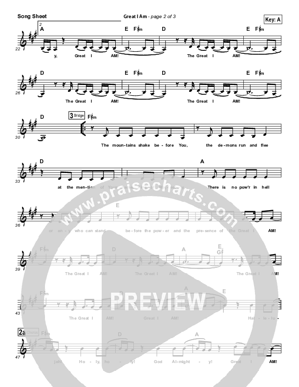 Great I Am Lead (SAT) (Christine D'Clario / ONE: A Worship Collective)