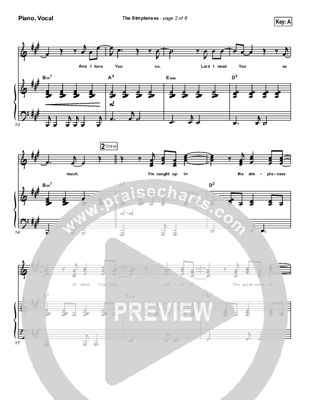 The Simpleness Lead & Piano (VCC Live / Relate Church)