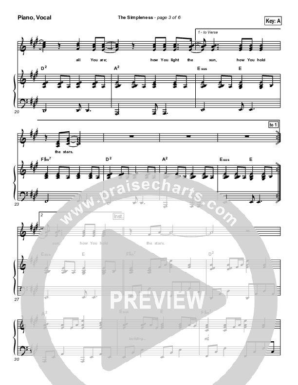 The Simpleness Lead & Piano (VCC Live / Relate Church)