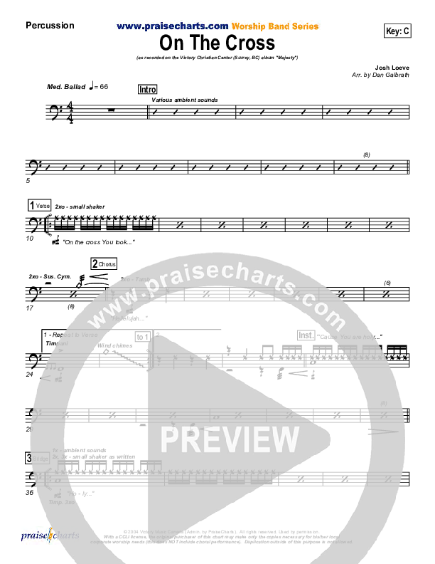 On The Cross Percussion (VCC Live / Relate Church)