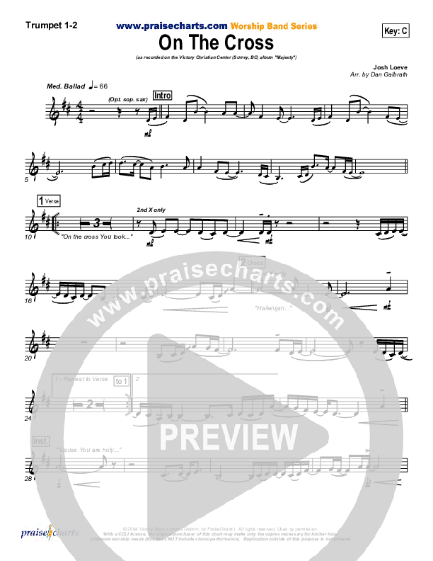 On The Cross Trumpet 1,2 (VCC Live / Relate Church)