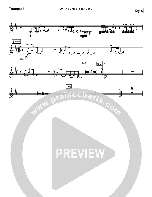 On The Cross Trumpet 3 (VCC Live / Relate Church)