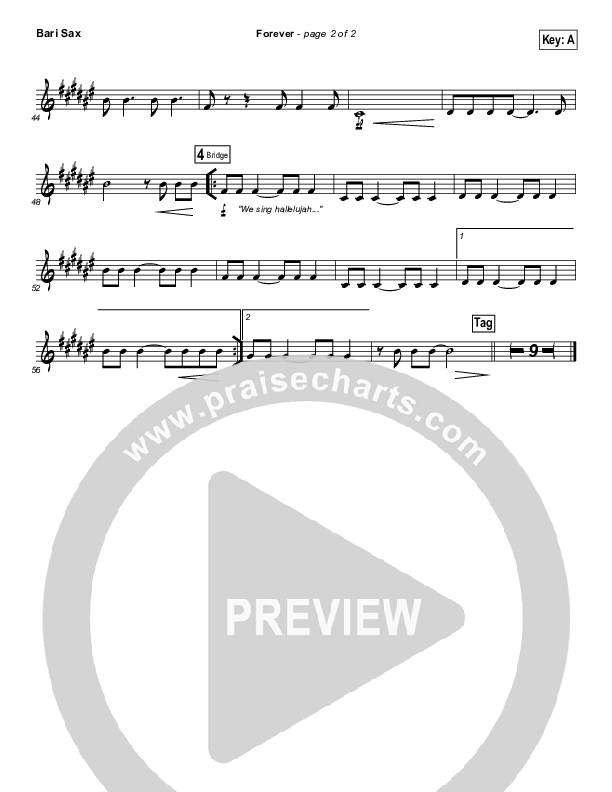 Forever Bari Sax (Bethel Music / Brian Johnson)